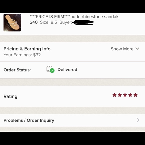 ‼️PRICE IS FIRM‼️nude rhinestone bling sandals - Picture 5 of 5